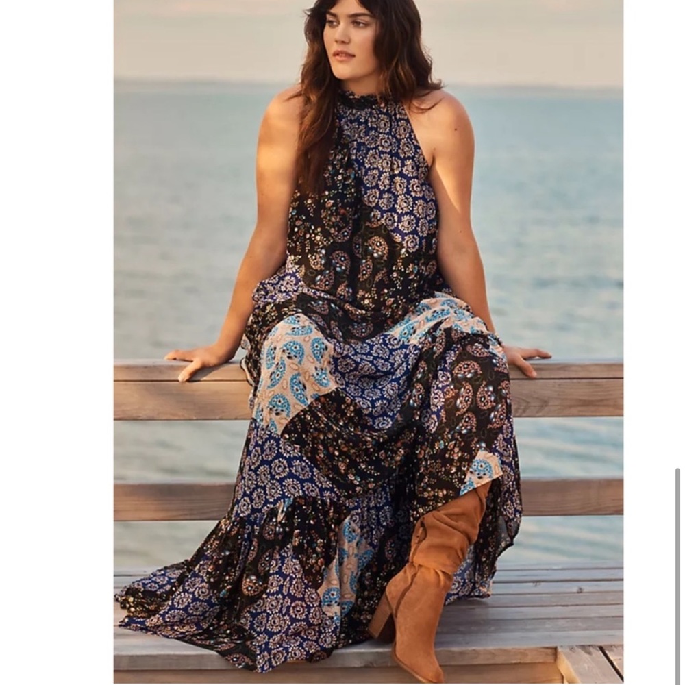 NWT Rama gill anthro maxi dress - Picture 7 of 8